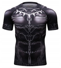 Black Panther Compression 'T'Chaka' Elite Short Sleeve Rashguard