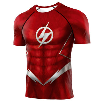 Flash Compression The Silver Age Short Sleeve Rashguard