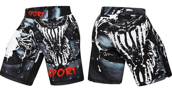 Venum Compression 'Sheer Carnage' Elite Short Sleeve Rashguard Shorts Set