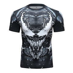 Venum Compression 'Sheer Carnage' Elite Short Sleeve Rashguard Set