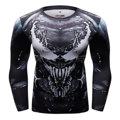 Venum Compression 'Sheer Carnage' Long Sleeve Rashguard Set