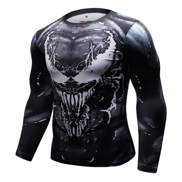 Venum Compression 'Sheer Carnage' Elite Long Sleeve Rashguard