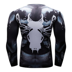 Venum Compression 'Sheer Carnage' Elite Long Sleeve Rashguard Shorts Set