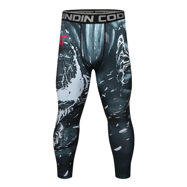 Venum Compression 'Sheer Carnage' Elite Long Sleeve Rashguard Shorts Set
