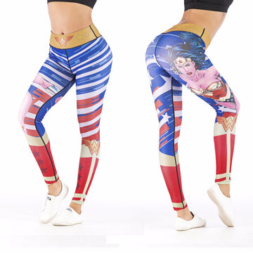 Women's Wonder Woman Comic Leggings Women's Wonder Woman Comic Leggings Women's Wonder Woman Comic Leggings