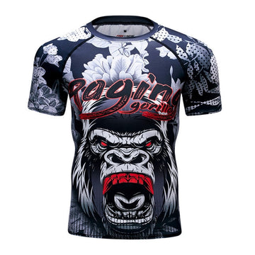 Rashguard Raging Gorilla Compression Elite Short Sleeve