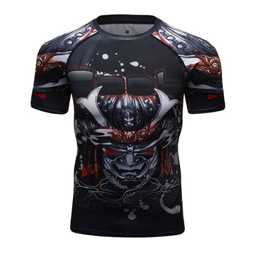 Samurai Short Sleeve Rashguard Compression Honor Elite Samurai Short Sleeve Rashguard Compression Honor Elite