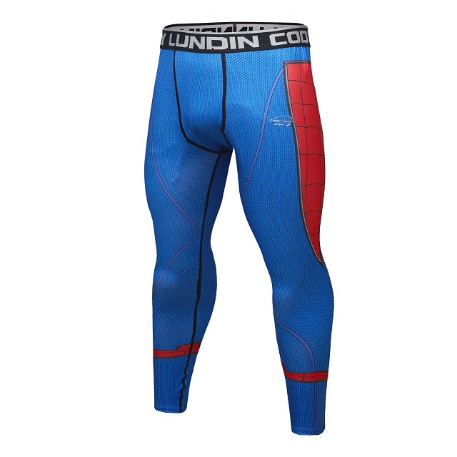 Men's Spider Man 'Classic' Elite Compression Leggings Spats