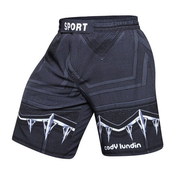 Men's Black Panther MMA Boxing Fight Shorts