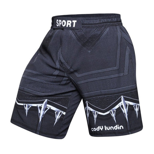 Men's Black Panther MMA Boxing Fight Shorts