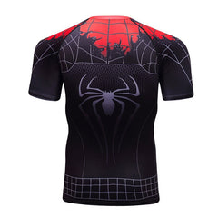 Spider Man Compression 'Venom Symbiote' Elite Short Sleeve Compression Rashguard