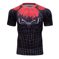 Spider Man Compression 'Venom Symbiote' Elite Short Sleeve Compression Rashguard