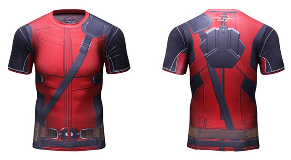 Deadpool Compression 'Wade the Wisecracker' Elite Short Sleeve Rashguard