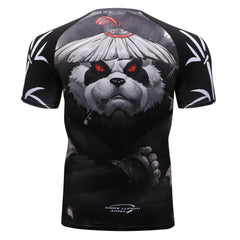 Panda Compression 'Samurai' Elite Short Sleeve Rashguard