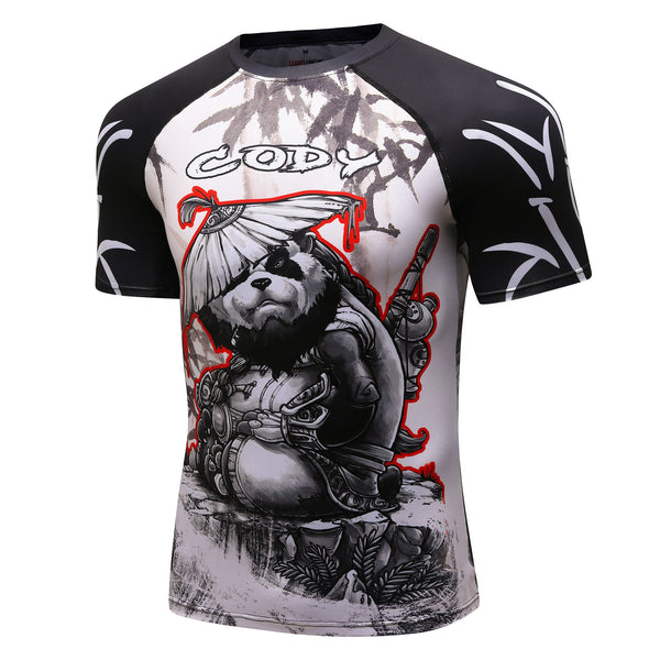 Panda Compression 'Samurai' Elite Short Sleeve Rashguard