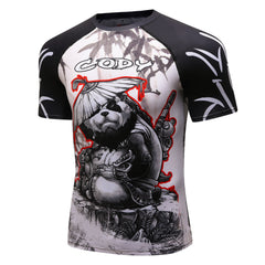 Panda Compression 'Samurai' Elite Short Sleeve Rashguard