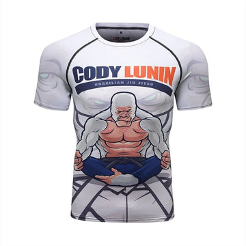 Snowflake White Gorilla Gorilla Compression Elite Long Sleeve Rashguard