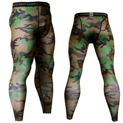 Men's Camouflage Compression Leggings Spats