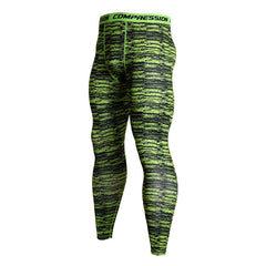 Men's Camouflage 'Digital Green' Compression Leggings Spats