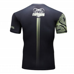 King Cobra Compression 'Scales' Elite Short Sleeve Rashguard