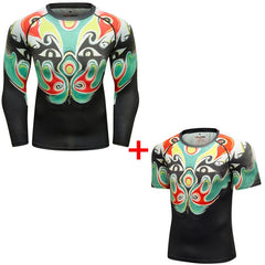 Warrior Compression 'Kabuki | Set of 2' Elite Rashguard