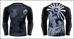 Samurai Compression 'Coy Pond' Elite Long Sleeve Rashguard