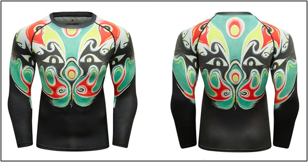 Warrior Compression 'Kabuki | Set of 2' Elite Rashguard