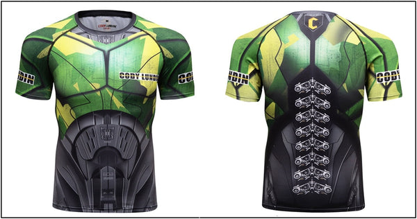 Warrior Compression 'Ground Zero | Set of 2' Elite Rashguard