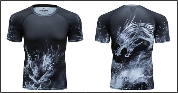 Dragon Compression 'Smoke | Set of 2' Elite Rashguard
