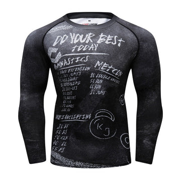 Warrior Compression Metcon Wod Elite Long Sleeve Rashguard Warrior Compression Metcon Wod Elite Long Sleeve Rashguard