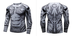 Tribal Compression 'Pe'a' Elite Long Sleeve Rashguard