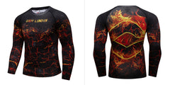 Warrior Compression 'Magma' Elite Long Sleeve Rashguard