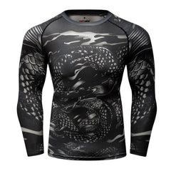 Dragon Compression 'Smoke' Elite Long Sleeve Rashguard