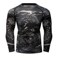 Dragon Compression 'Smoke' Elite Long Sleeve Rashguard
