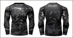 Dragon Compression 'Smoke' Elite Long Sleeve Rashguard