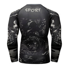 Dragon Compression 'Smoke' Elite Long Sleeve Rashguard