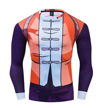Dragon Ball Z BJJ Rash Guard Compression 'Master Roshi' Premium Long Sleeve Rashguard