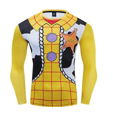 Woody Toy Story Compression Premium Long Sleeve Rashguard