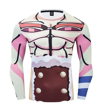 One Piece Rashguard Compression Premium Long Sleeve 'Usopp'