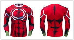 BJJ Rash Guard My Hero Academia Compression 'All Might Silver Age' Premium Long Sleeve RashGuard