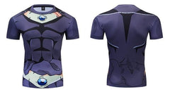 BJJ Rash Guard Dragon Ball Z Compression 'Onyx Broly' Premium Short Sleeve Rashguard
