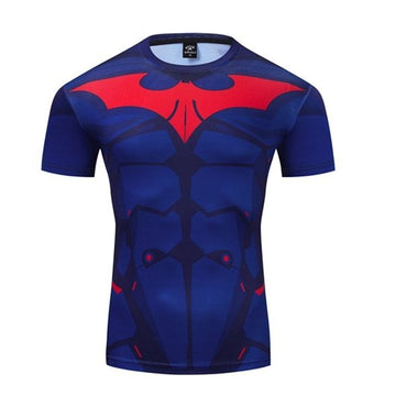 Premium Rashguard Batman Compression Red Hood Short Sleeve