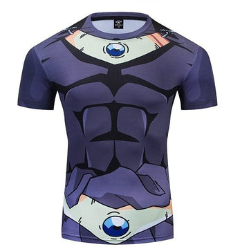 Onyx Broly Dragon Ball Z Compression Premium Short Sleeve Rashguard
