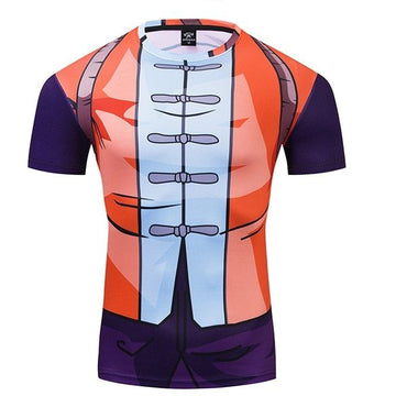 Dragon Ball Z Rashguard Master Roshi Compression Premium Short Sleeve