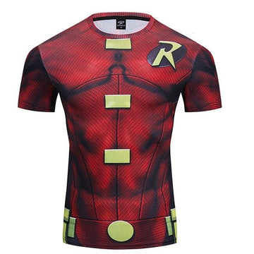 Robin Compression 'Tim Drake' Premium Short Sleeve RashguardRobin Compression 'Tim Drake' Premium Short Sleeve Rashguard