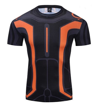 Tron Compression Legacy Clu Premium Short Sleeve Rashguard