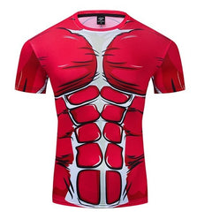 Attack on Titan Compression 'Colossal Titan' Premium Short Sleeve Rashguard
