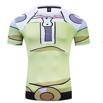 Saitama 2.0 One Punch Man Compression Premium Short Sleeve Rashguard
