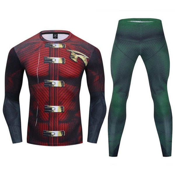 Robin Compression 'Tim Drake | Arkham Knight' Premium Long Sleeve Rashguard Set