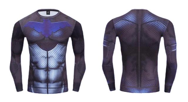 Nightwing Compression 'Young Justice | 2.0' Premium Long Sleeve Rashguard